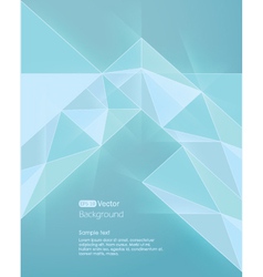 Abstract light blue background diamond style vector image