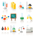 Chemical objects vector image