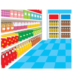 Supermarket vector image