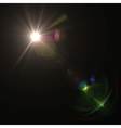 Blue flare vector image