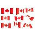 Flag of Canada vector image