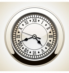 Vintage clock vector image