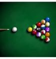 Billiard balls vector image