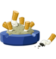 Ashtray vector image