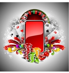 Casino illustration vector image
