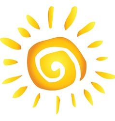 Summer Hot Abstract Sun vector image