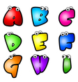 Cartoon Font Type vector image