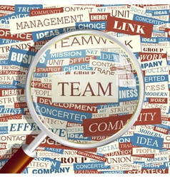 Teamwork infographic cloud design template Vector Image