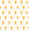 Little roses pattern vector image