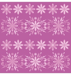Seamless floral background vector image