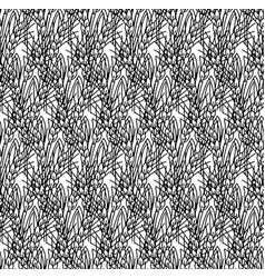 Wheat rye field seamless pattern monochrome Wheat rye field seamless pattern monochrome vector image