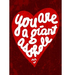 Vintage Saint Valentines typography Can be used vector image