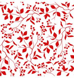 Floral seamless pattern vector image