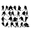 Ice hockey players vector image