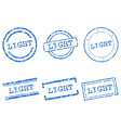 Light stamp vector image