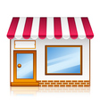 Market shop vector image