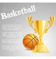 Basketball competition vector image
