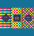 Cute bright seamless pattern background vector image