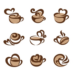Coffee logo vector image