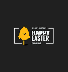 Easter vintage lettering design background Easter vintage lettering design background vector image