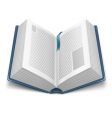 Open book vector image