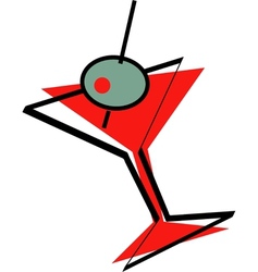 Martini vector image
