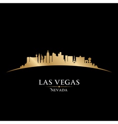 Las Vegas Nevada city skyline silhouette vector image