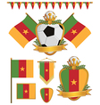Cameroon flags vector image