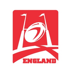 England rugby poster vector image