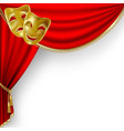 Theater stage vector image