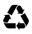 Recycle sign vector image