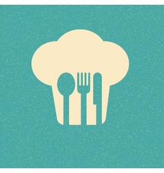 Restaurant menu retro poster vector image