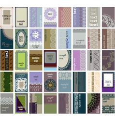 Business cards vector image