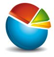 Circular diagram vector image