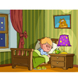 Childrens bedroom vector image