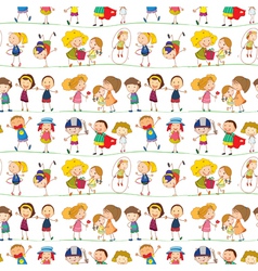 A kids vector image