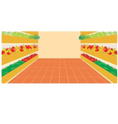 Supermarket vector image