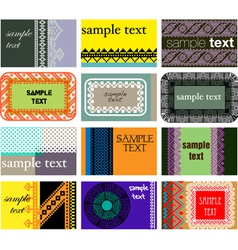 Business cards vector image