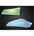 Bright elegant banners vector image