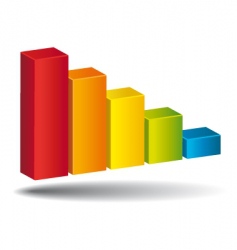 Colorful diagram vector image