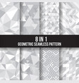 Geometric seamless pattern background vector image