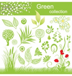 Nature collection vector image