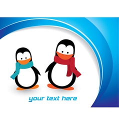 Christmas greeting card vector image