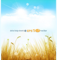 Autumn background vector image