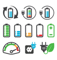Batteries vector image