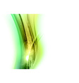 Background green wave white vertical vector image