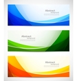 Set of abstract banners vector image