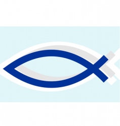 Fish vector image