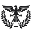 Eagle coat of arms vector image
