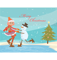 Christmas background vector image
